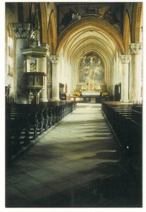 Die Pfarrkirche Sankt Johann vor ihrer Umgestalung