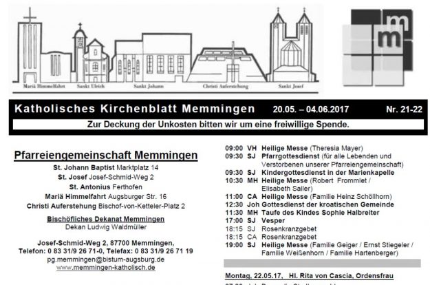 Kirchenblatt 21-22 Kirchenblatt 21-22