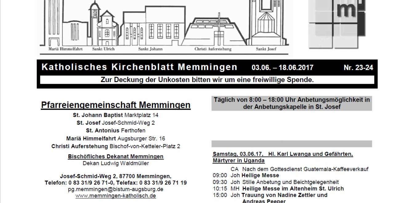 Kirchenblatt 23-24