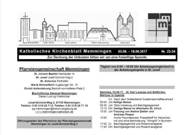 Kirchenblatt 23-24 Kirchenblatt 23-24