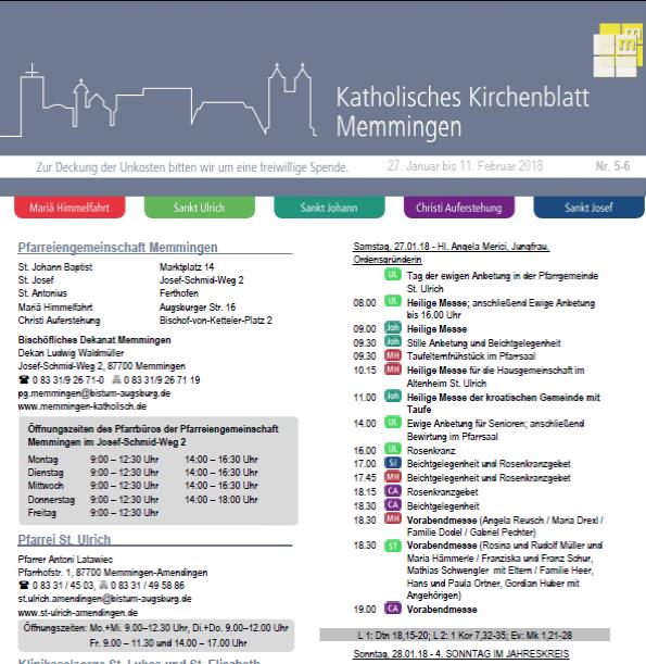 Kirchenblatt Nr. 5-6