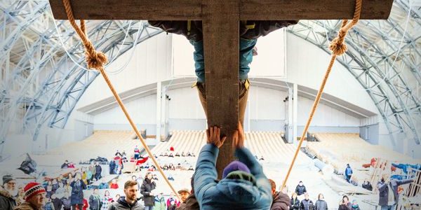 Jugendkreuzweg backstage