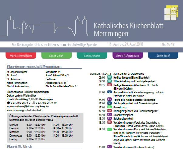 Kirchenblatt 16-17