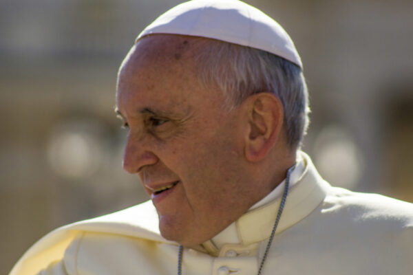 Papst Franziskus bei der Generalaudienz auf dem Petersplatz