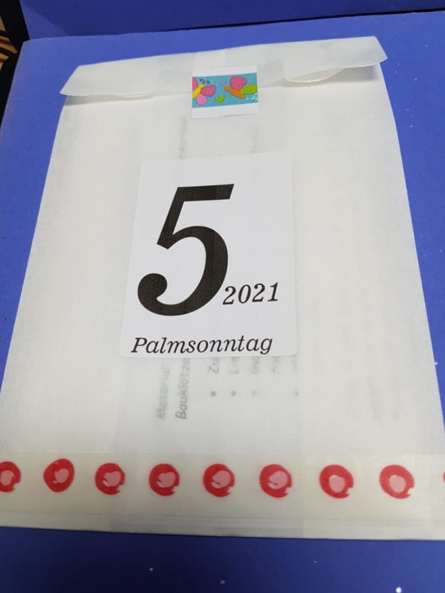 Tüte Palmsonntag